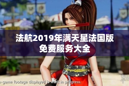 法航2019年满天星法国版免费服务大全