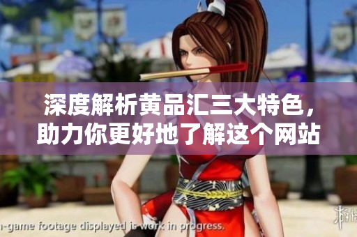 深度解析黄品汇三大特色，助力你更好地了解这个网站