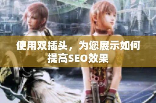 使用双插头，为您展示如何提高SEO效果