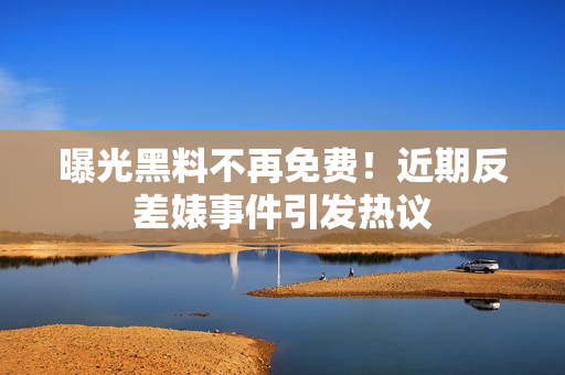 曝光黑料不再免费！近期反差婊事件引发热议