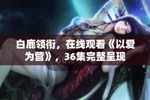白鹿领衔，在线观看《以爱为营》，36集完整呈现