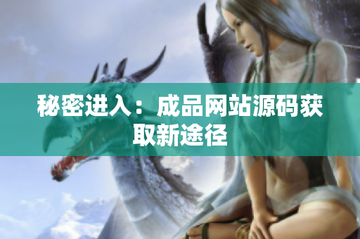 秘密进入：成品网站源码获取新途径