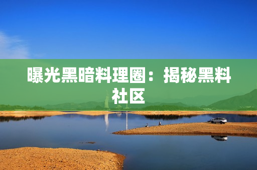 曝光黑暗料理圈：揭秘黑料社区