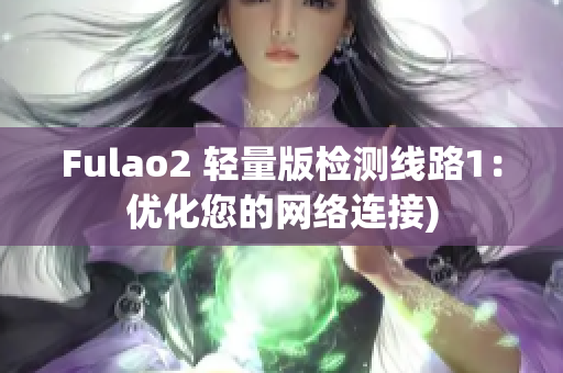 Fulao2 轻量版检测线路1：优化您的网络连接)