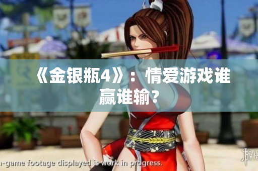 《金银瓶4》：情爱游戏谁赢谁输？