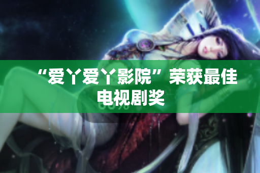 “爱丫爱丫影院”荣获最佳电视剧奖