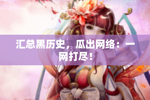 汇总黑历史，瓜出网络：一网打尽！