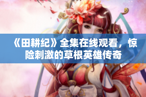 《田耕纪》全集在线观看，惊险刺激的草根英雄传奇