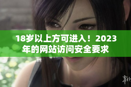 18岁以上方可进入！2023年的网站访问安全要求