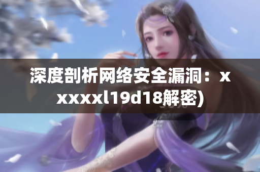 深度剖析网络安全漏洞：xxxxxl19d18解密)