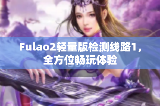 Fulao2轻量版检测线路1，全方位畅玩体验