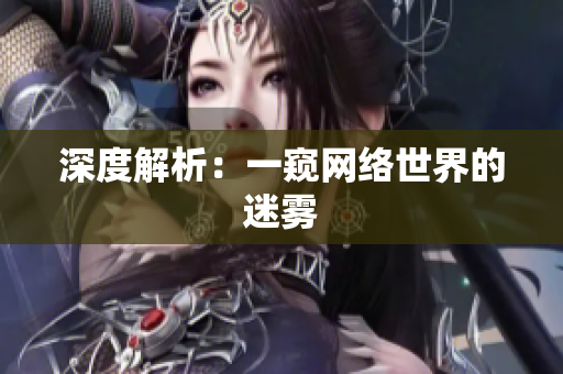 深度解析：一窥网络世界的迷雾