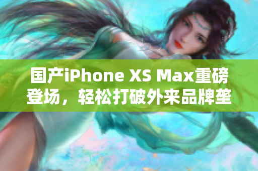 国产iPhone XS Max重磅登场，轻松打破外来品牌垄断