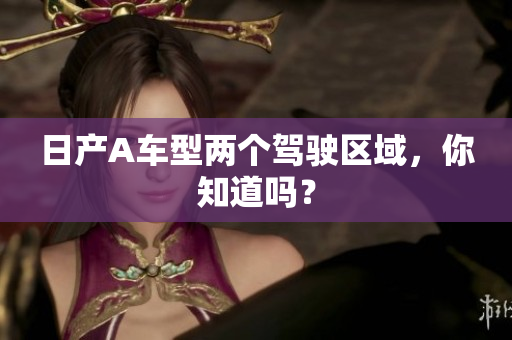 日产A车型两个驾驶区域，你知道吗？