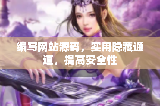 编写网站源码，实用隐藏通道，提高安全性