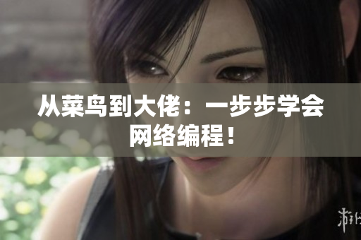 从菜鸟到大佬：一步步学会网络编程！