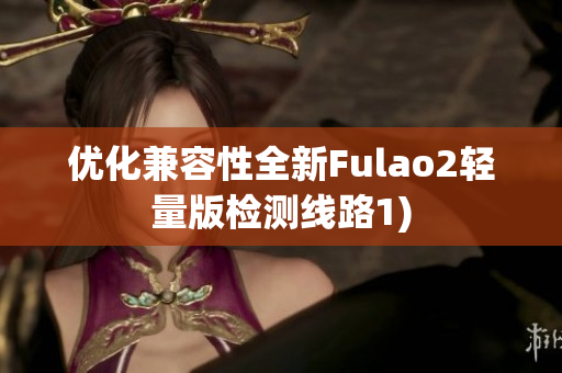 优化兼容性全新Fulao2轻量版检测线路1)