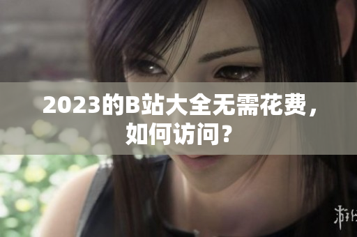 2023的B站大全无需花费，如何访问？