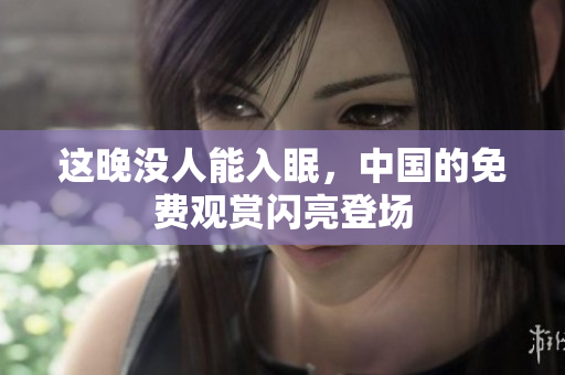 这晚没人能入眠，中国的免费观赏闪亮登场
