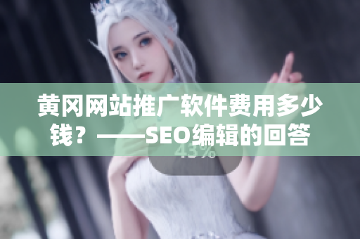 黄冈网站推广软件费用多少钱？——SEO编辑的回答