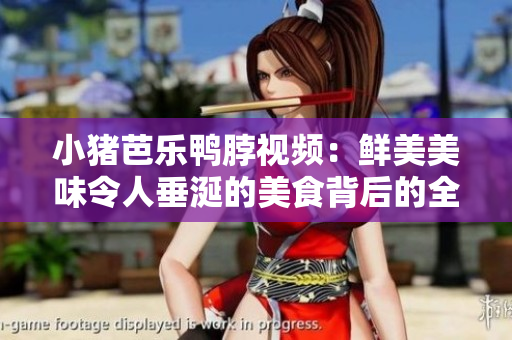 小猪芭乐鸭脖视频：鲜美美味令人垂涎的美食背后的全过程