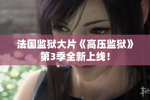 法国监狱大片《高压监狱》第3季全新上线！