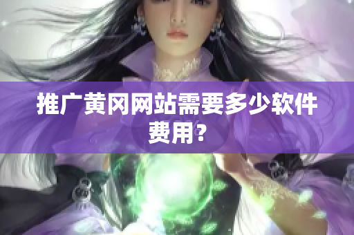 推广黄冈网站需要多少软件费用？