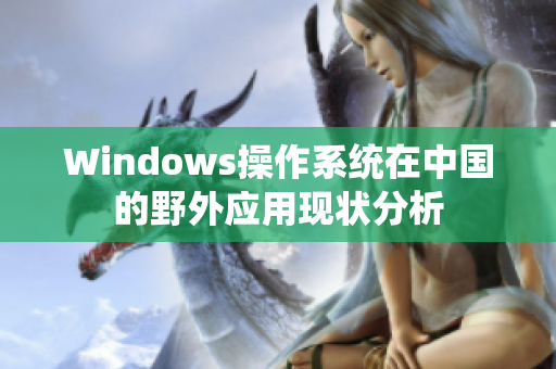 Windows操作系统在中国的野外应用现状分析