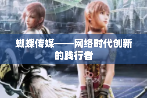 蝴蝶传媒——网络时代创新的践行者