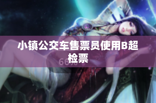 小镇公交车售票员使用B超检票