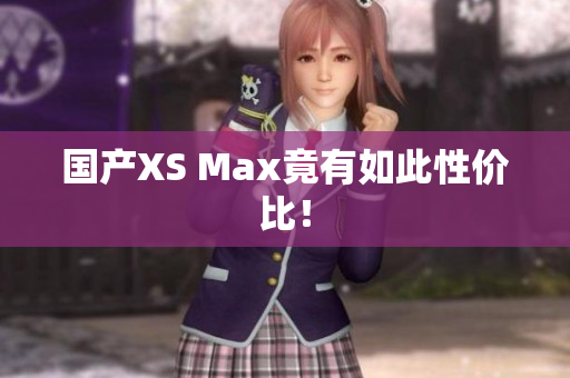 国产XS Max竟有如此性价比！