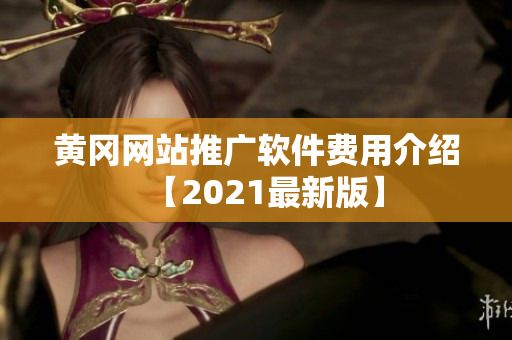 黄冈网站推广软件费用介绍【2021最新版】