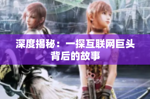 深度揭秘：一探互联网巨头背后的故事