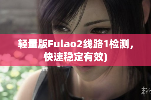 轻量版Fulao2线路1检测，快速稳定有效)