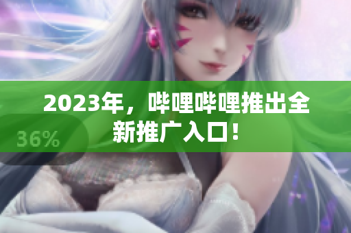 2023年，哔哩哔哩推出全新推广入口！