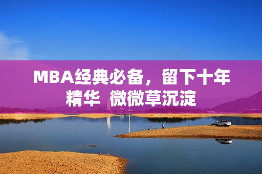 MBA经典必备，留下十年精华  微微草沉淀