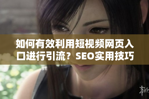 如何有效利用短视频网页入口进行引流？SEO实用技巧分享