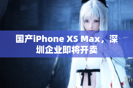 国产iPhone XS Max，深圳企业即将开卖