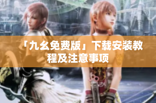 「九幺免费版」下载安装教程及注意事项