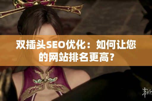 双插头SEO优化：如何让您的网站排名更高？
