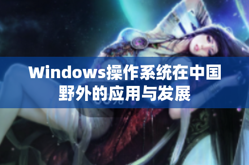 Windows操作系统在中国野外的应用与发展