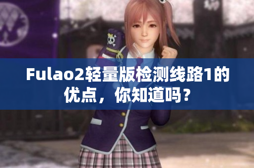 Fulao2轻量版检测线路1的优点，你知道吗？