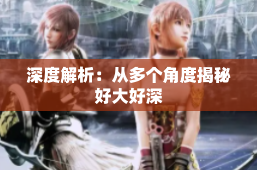 深度解析：从多个角度揭秘好大好深