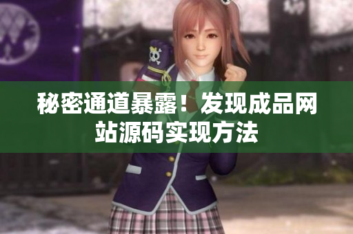 秘密通道暴露！发现成品网站源码实现方法