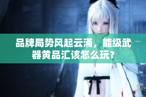品牌局势风起云涌，能级武器黄品汇该怎么玩？