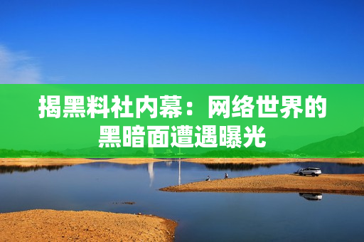 揭黑料社内幕：网络世界的黑暗面遭遇曝光