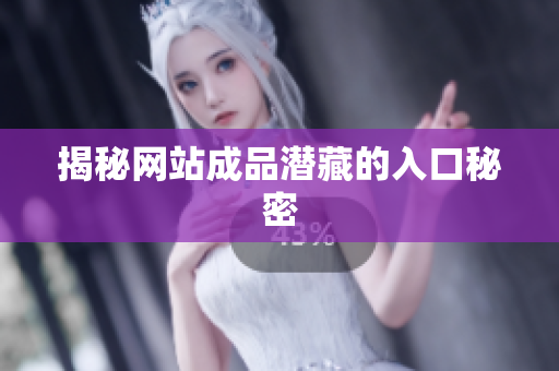 揭秘网站成品潜藏的入口秘密