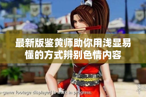 最新版鉴黄师助你用浅显易懂的方式辨别色情内容