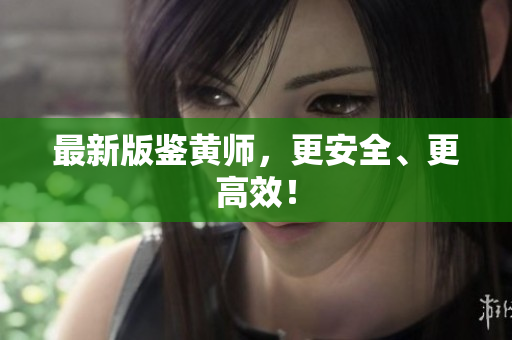 最新版鉴黄师，更安全、更高效！