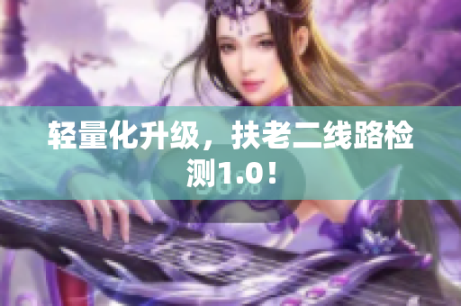 轻量化升级，扶老二线路检测1.0！